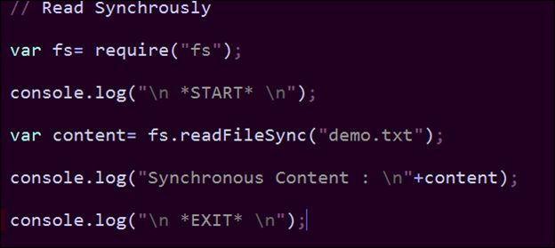 explore synchronous call